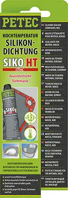 Silikónová tesniaca hmota 70 ml, červená PETEC 97880  97880
