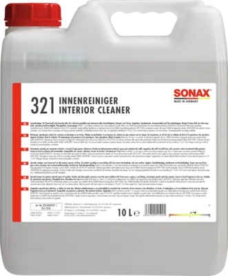 SONAX PROFILINE Čistič interiéru - vhodný pro tepovač - koncentrát - 10 l 03216050