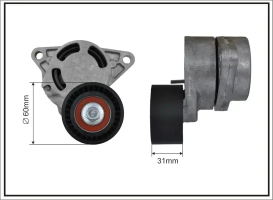 Napínací rameno, žebrovaný klínový řemen CAFFARO 118700SP