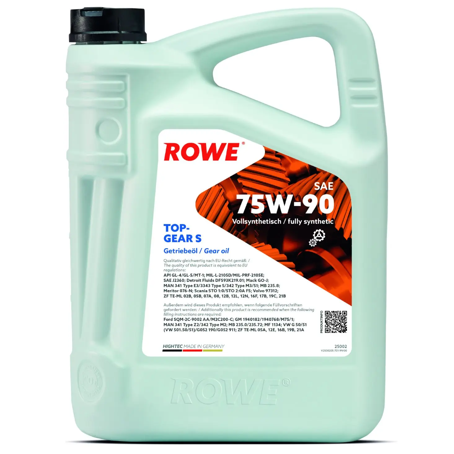ROWE Olej Hightec TopGear 75W-90 S 5L 25002-0050-99