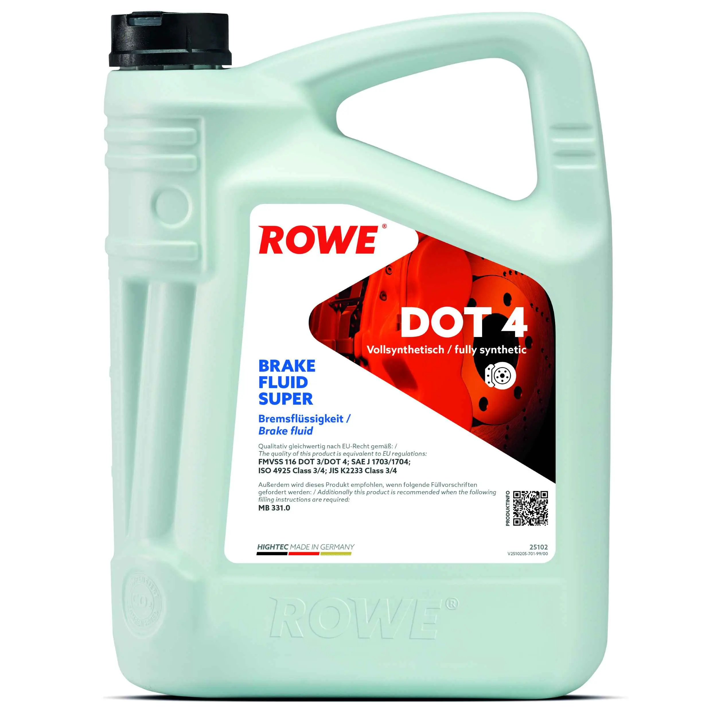 ROWE Rowe Hightec Super DOT 4 5L 25102-0050-99