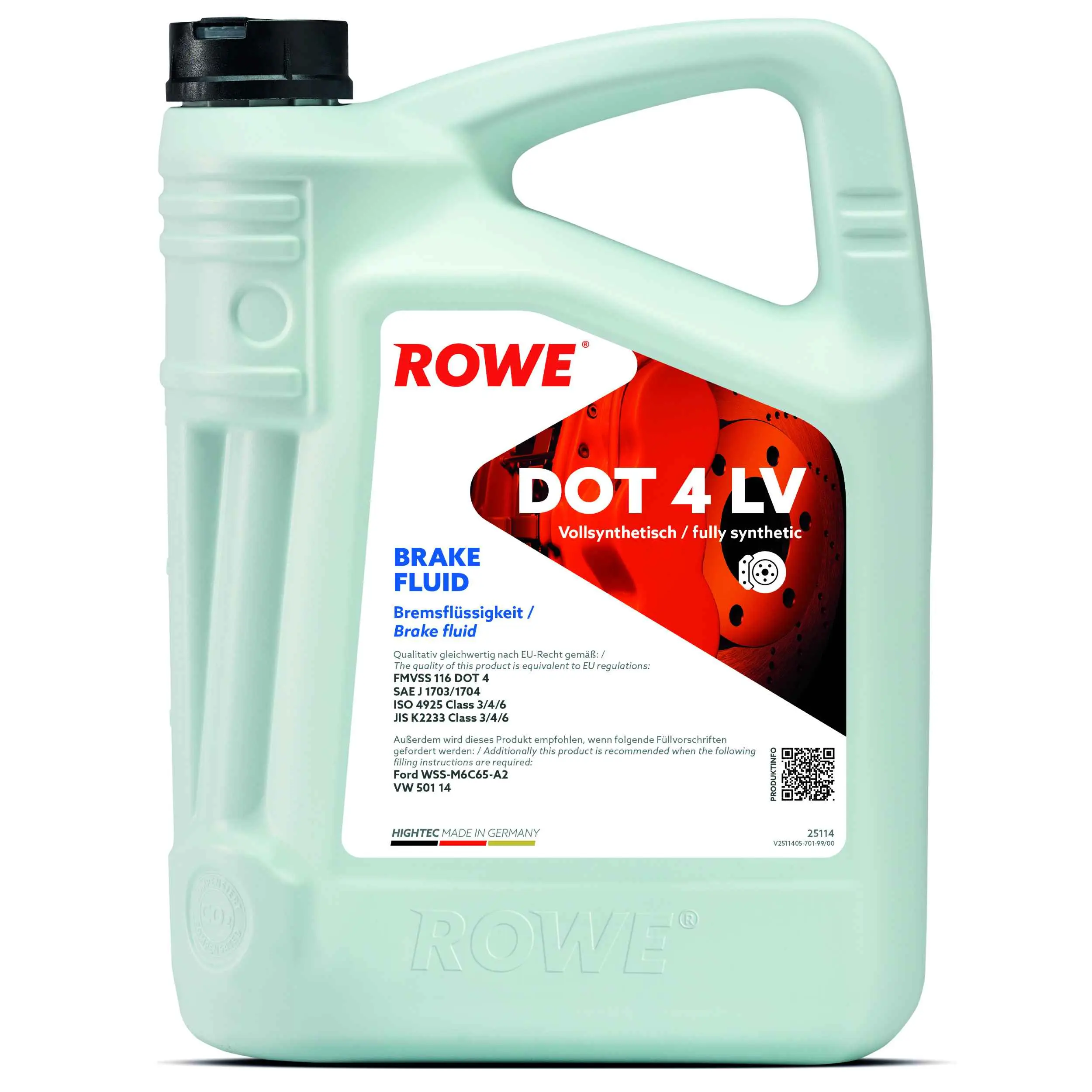 ROWE Rowe Hightec DOT 4 LV 5L 25114-0050-99