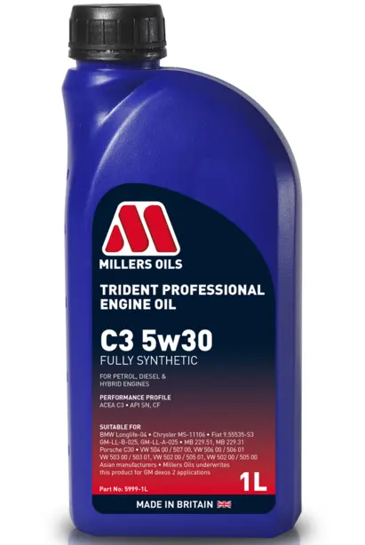 MILLERS OILS TRIDENT PROFESSIONAL C3 5W30 1 L