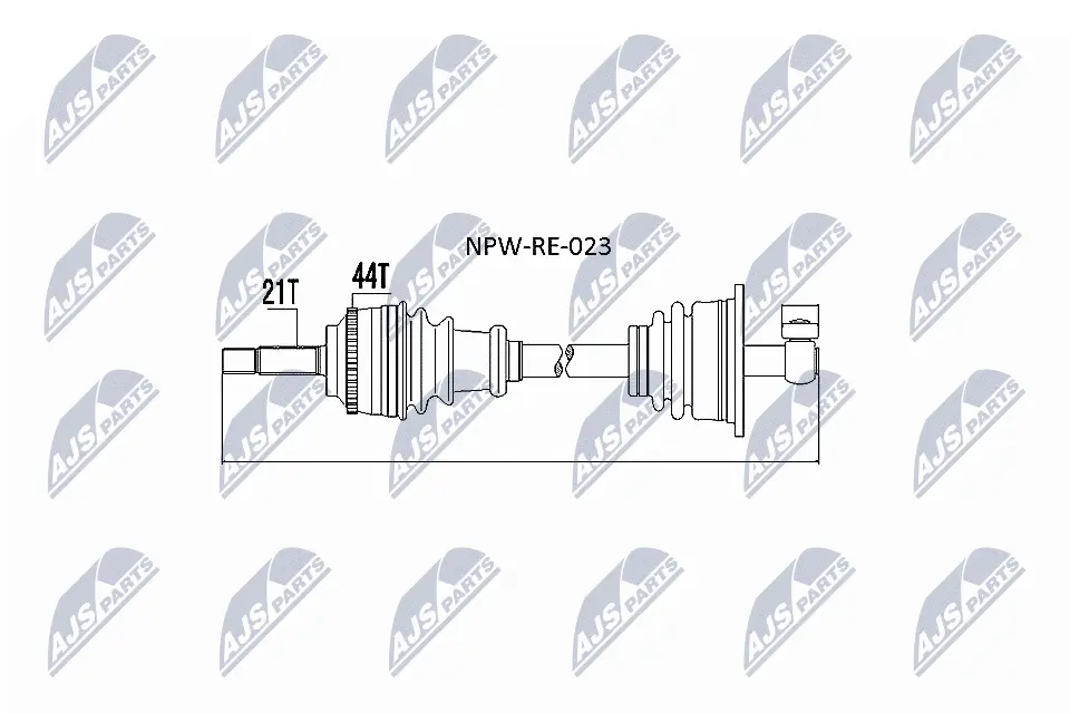 NTY Hnací hřídel NPW-RE-023
