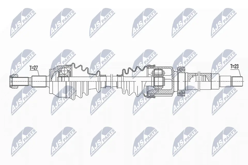 NTY Hnací hřídel NPW-FR-111
