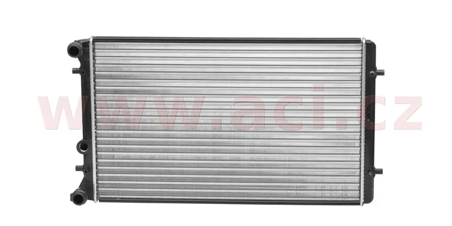 chladič 1.6, 1.8, 2.0, 1.9D, 1.9TDi ±AC ±AUT [650*415*30] (ŠKODA, VW) mechanicky krimpovaný