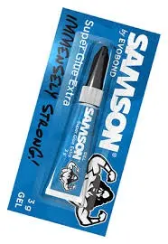 Gelové vteřinové lepidlo Samson Super Glue 3g -