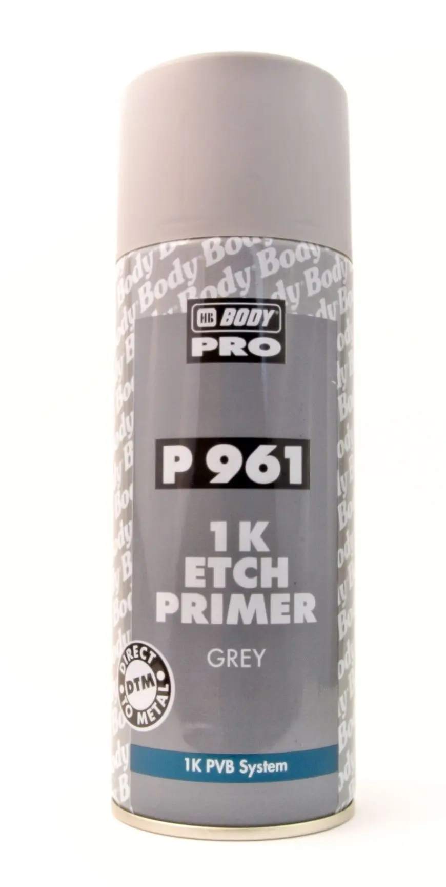 HB BODY 961 leptací primer - antikorozní reaktivní primer ve spreji šedý 400ml