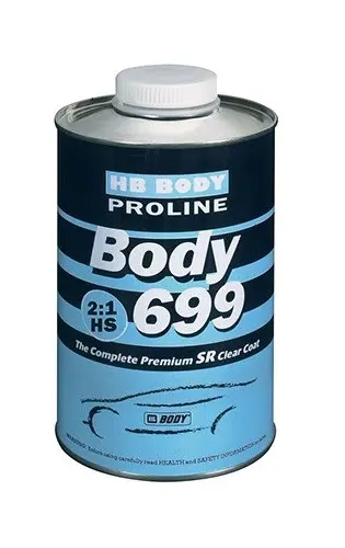HB BODY 699 Bezbarvý lak SR 2:1 akrylový lak 0,5l