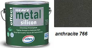 Vitex Heavy Metal Silicon Effect - Structural Forge Paint 766 Anthracite 0,75L
