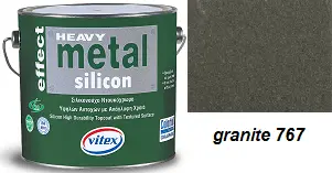 Vitex Heavy Metal Silicon Effect - Structural Forge Paint 767 Granite 2,25L