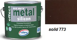 Vitex Heavy Metal Silicon Effect - Structural Forge Paint 773 Solid 0,75L