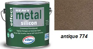 Vitex Heavy Metal Silicon Effect - strukturální kovářská barva 774 Antique 2,25L