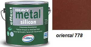 Vitex Heavy Metal Silicon Effect - strukturální kovářská barva 778 Oriental 0,750 L