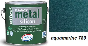 Vitex Heavy Metal Silicon Effect - Structural Forge Paint 780 Aquamarine 2,25 l