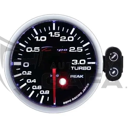 Přídavný budík DEPO PEAK 52mm Turbo pressure electr.