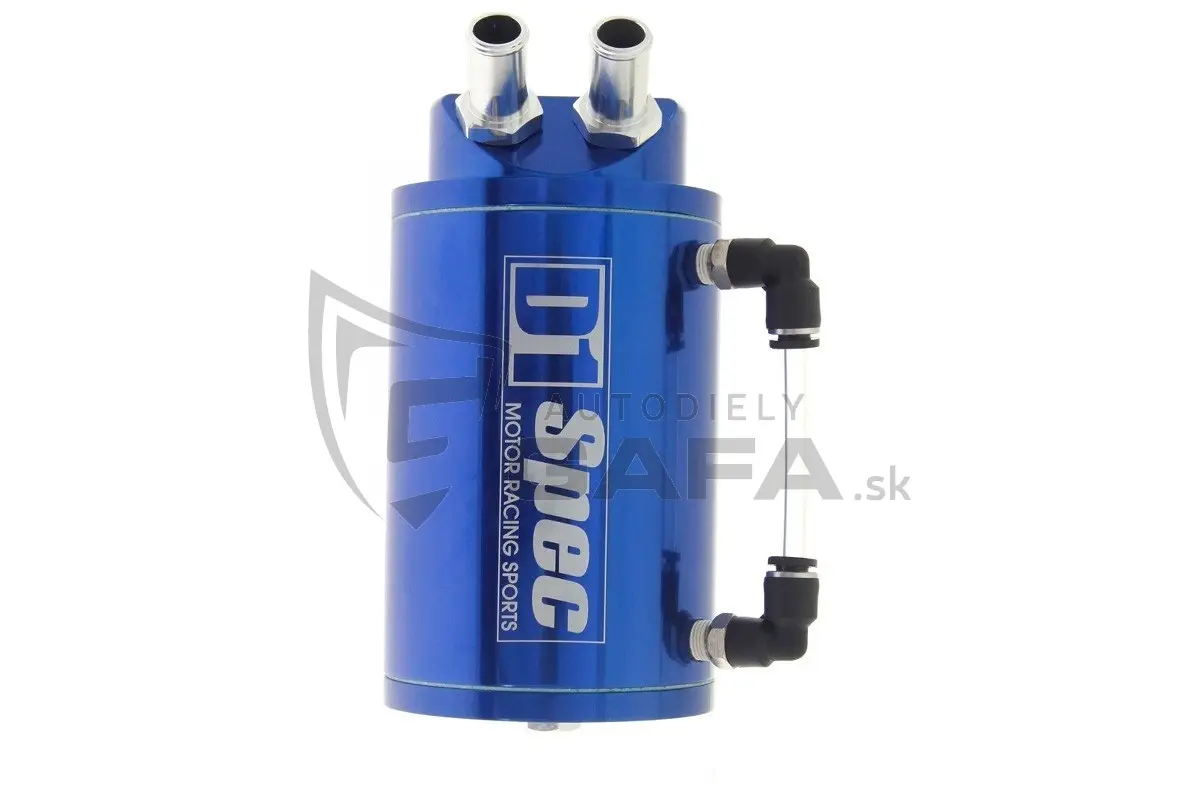 Oil catch tank D1Spec 9 mm modrá