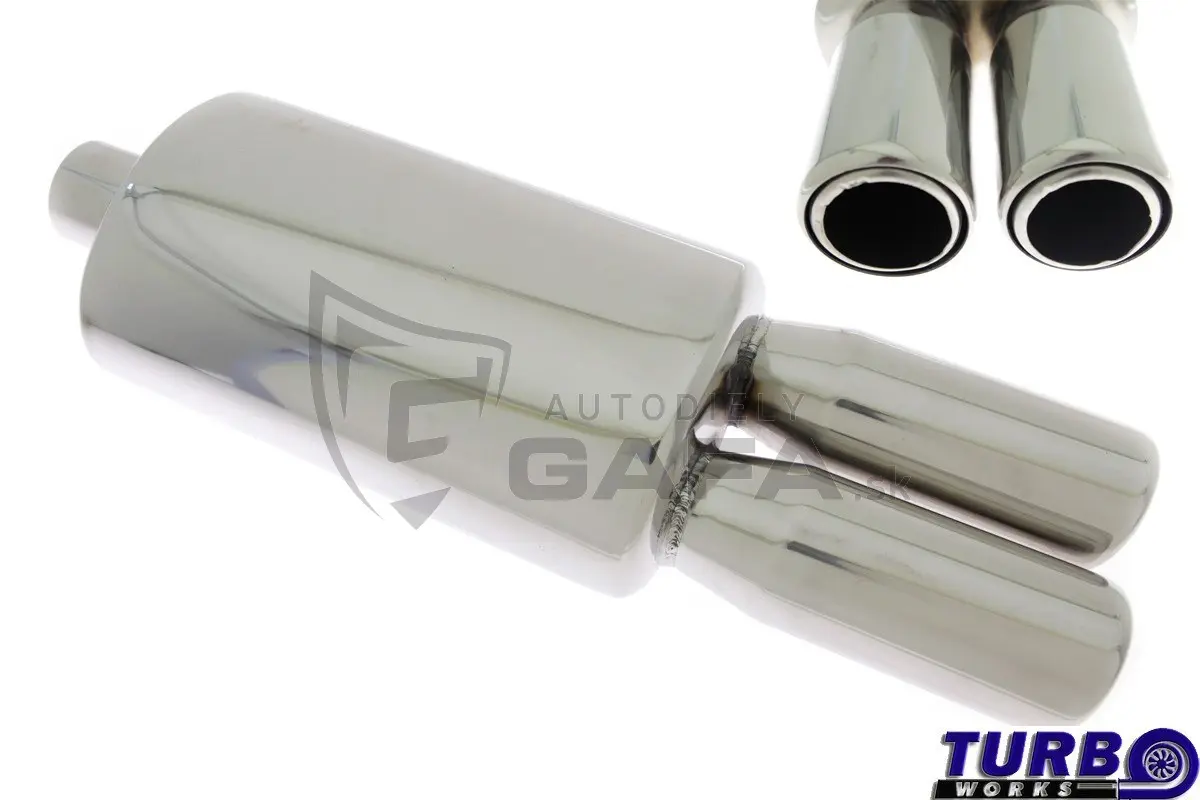Nerezový koncový tlumič výfuku 63mm - TWTL015