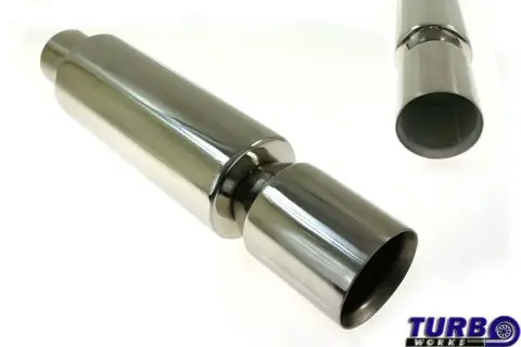 Nerezový koncový tlumič výfuku 76mm - TWTL050