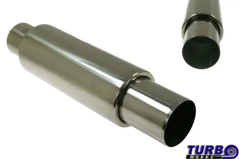 Nerezový koncový tlumič výfuku 76mm - TWTL054