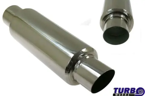 Nerezový koncový tlumič výfuku 76mm - TWTL056