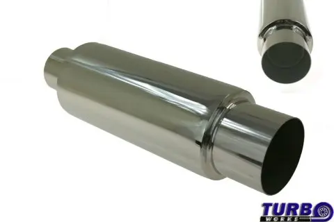 Nerezový koncový tlumič výfuku 76mm - TWTL059