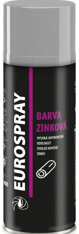 Eurospray AC703 zinkový stříbrný sprej 400 ml 014802