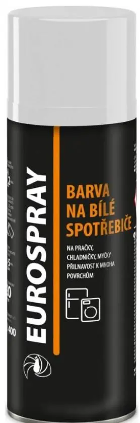 Sprej na spotřebiče EUROSPRAY AC731 bílý polomat 400 ml 018121