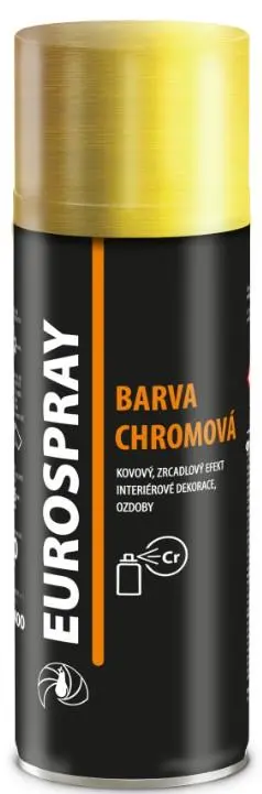 Eurospray AC741 chromová barva ve spreji lesklá 400 ml 018128