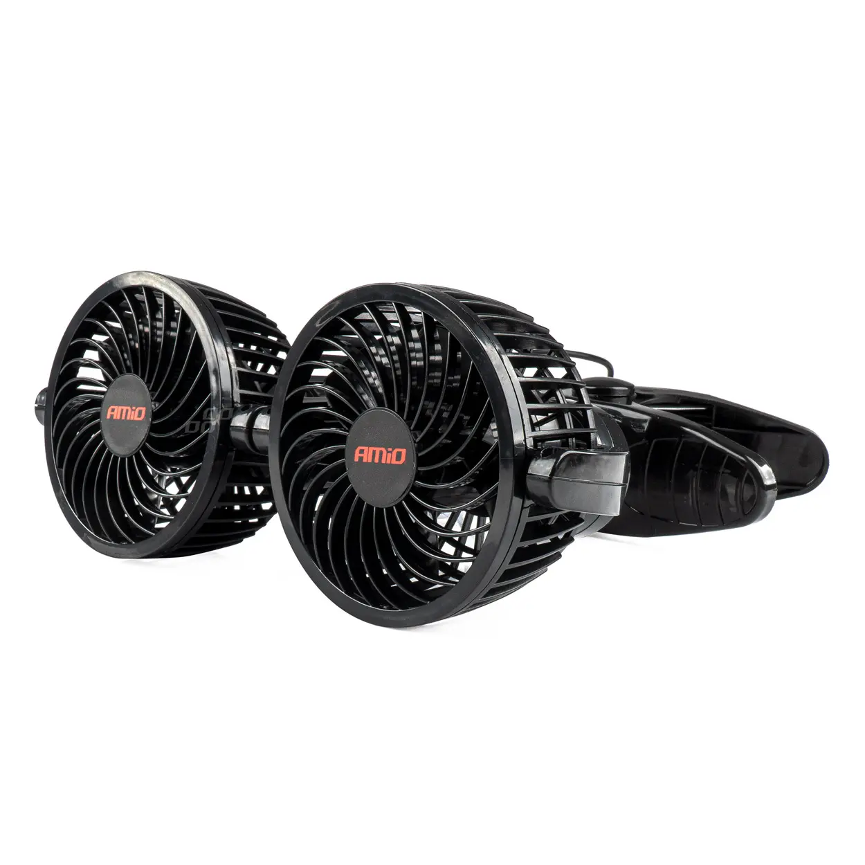 Ventilátor do auta s klipem 2x4" 12V - 03012