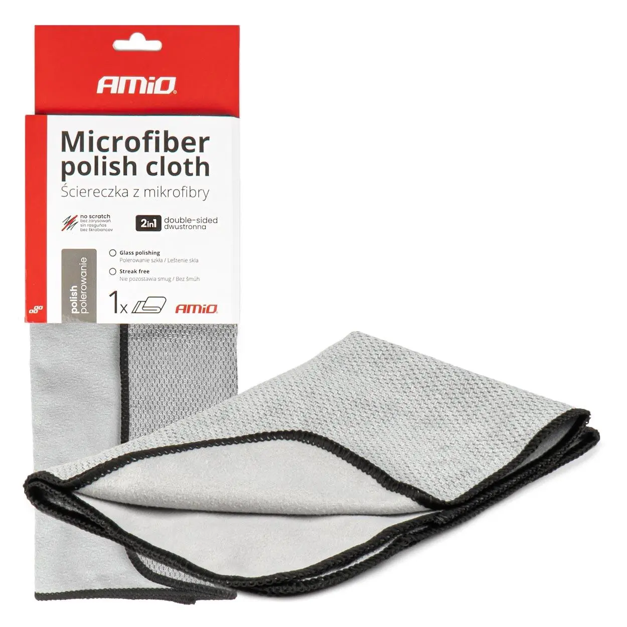 Utěrka z mikrovlákna 30x40cm 230g AMIO-03975