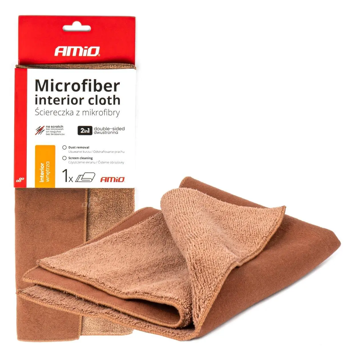 Utěrka z mikrovlákna 30x30cm 500g AMIO-03982