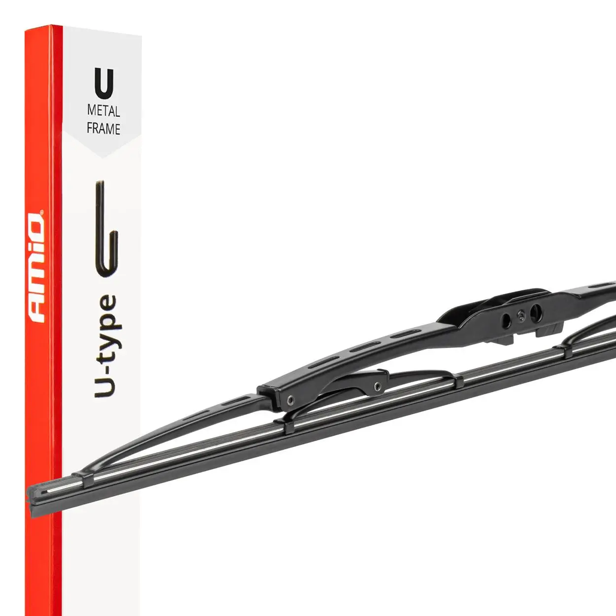 Kovový stěrač U-Type 28” 700 mm s úchytem typu „U” AMiO-04016