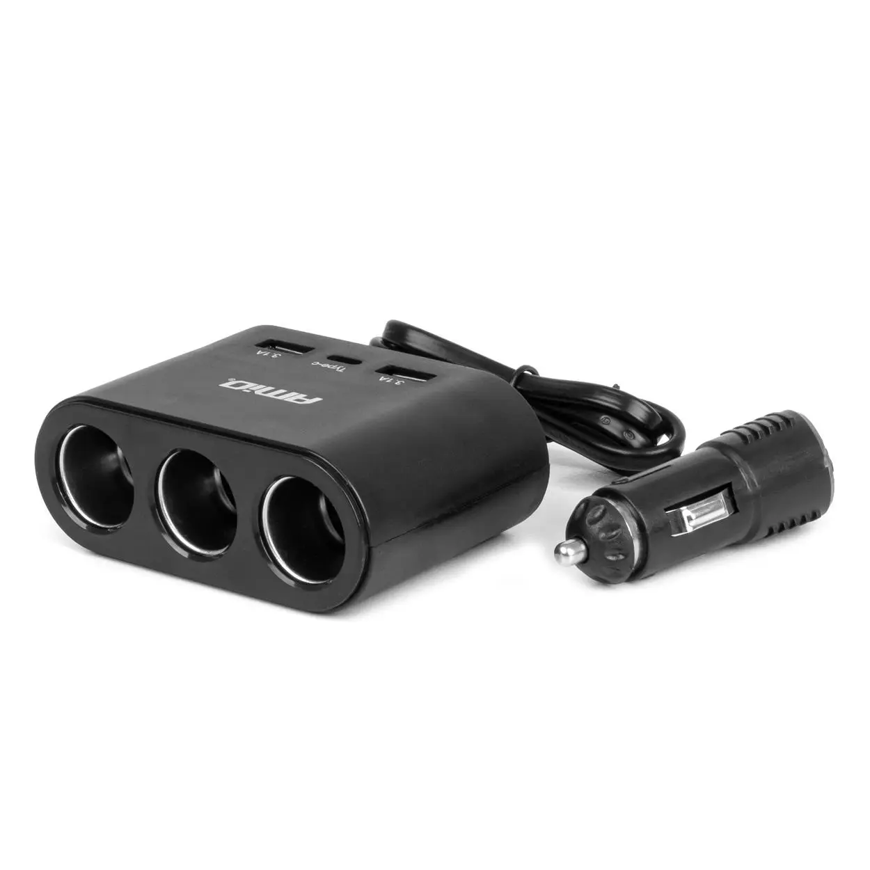 Prodlužovací zásuvka 2x USB-A 1x USB-C 12/24V 120W 70cm AMiO-04361