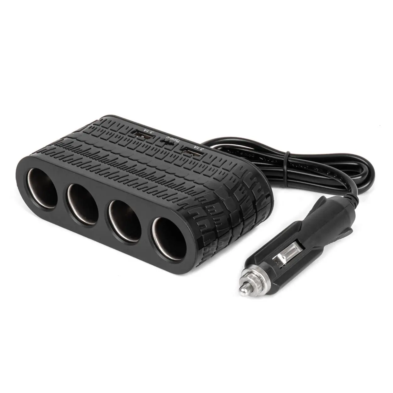 Prodlužovací zásuvka 2x USB-A 1x USB-C 12/24V 120W 80cm AMiO-04367