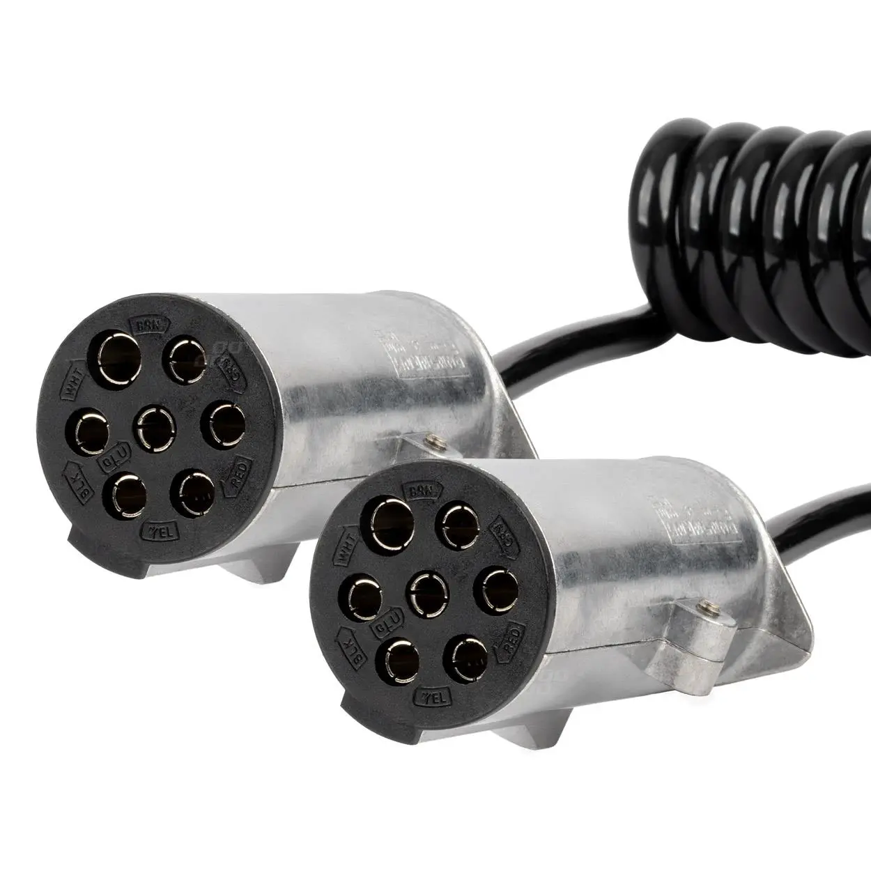 Špirálový kábel TIR 2x 7 PIN typ N 5m 24V AMIO-04379