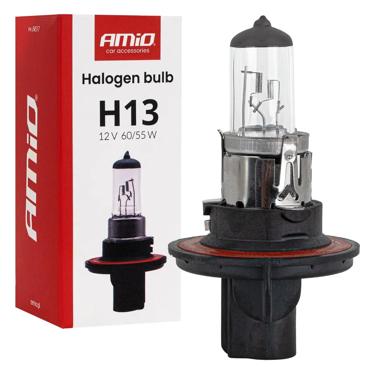 Halogenová žárovka H13 12V 60/55W PJ26.4t AMIO-04517