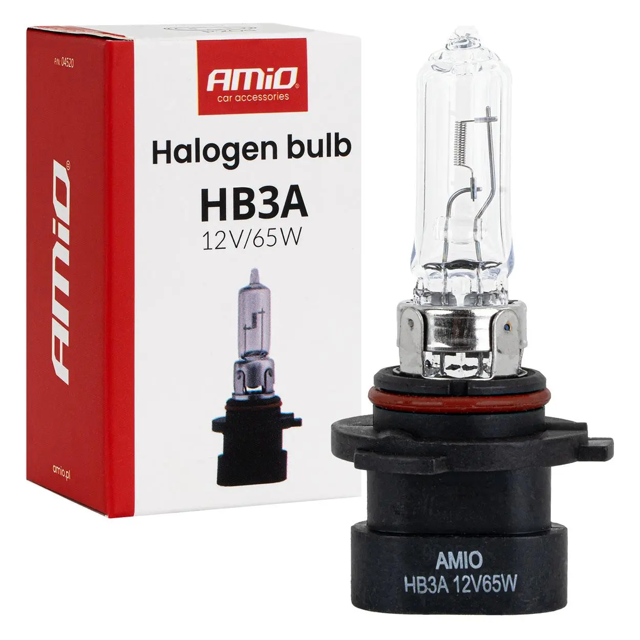 Halogenová žárovka HB3A 9005XS 12V 65W P20d AMiO-04520