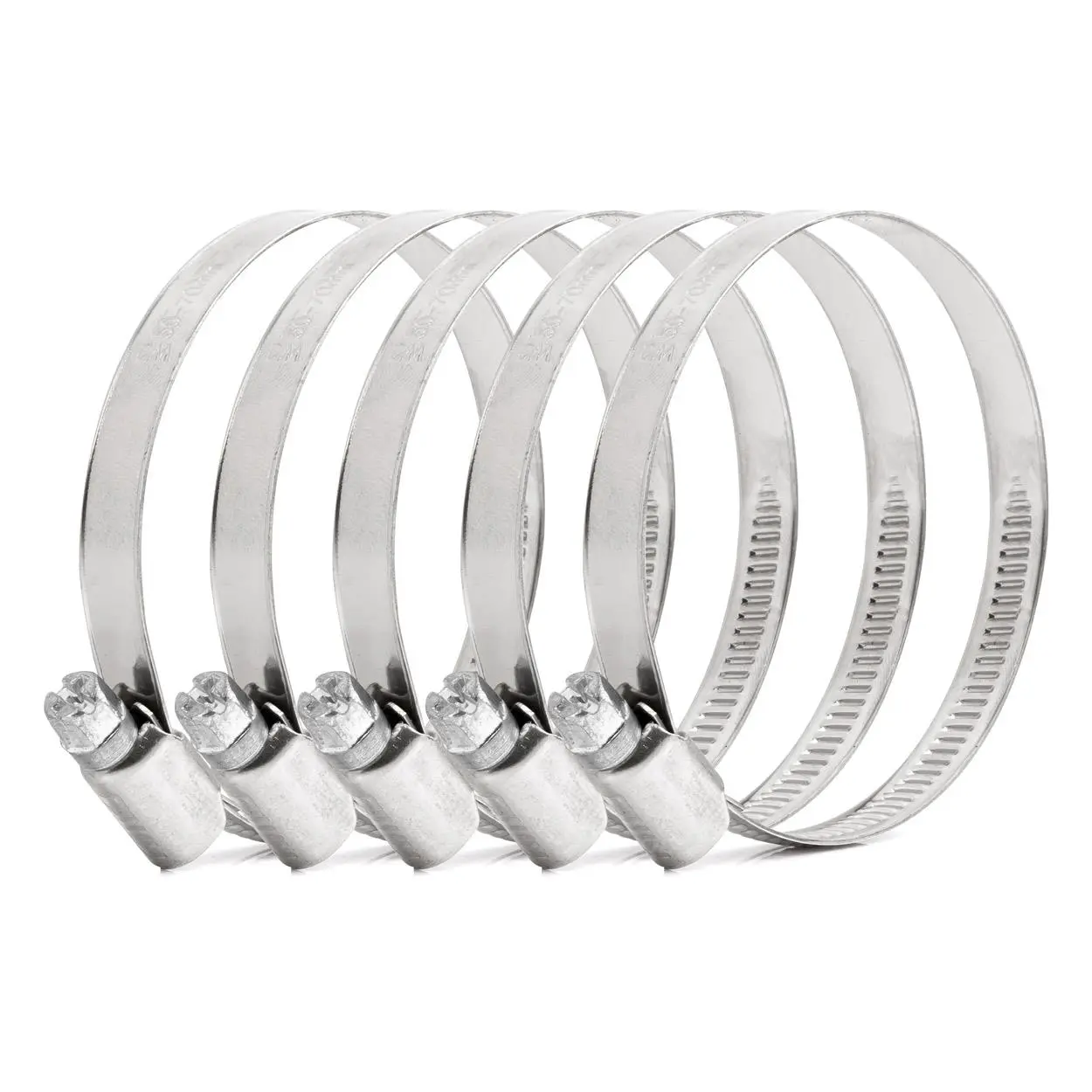 Spona na hadici 5 kusů 40-60mm/9mm W2 AMIO-04588