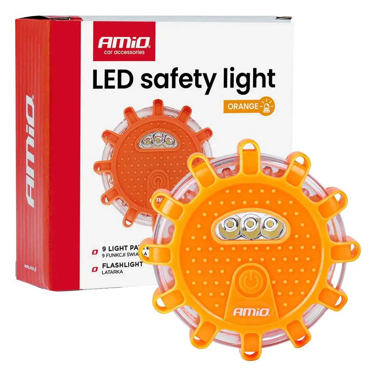 Nouzové svítidlo LED 12SMD+3SMD 650mAh (BATT) AMiO-04829