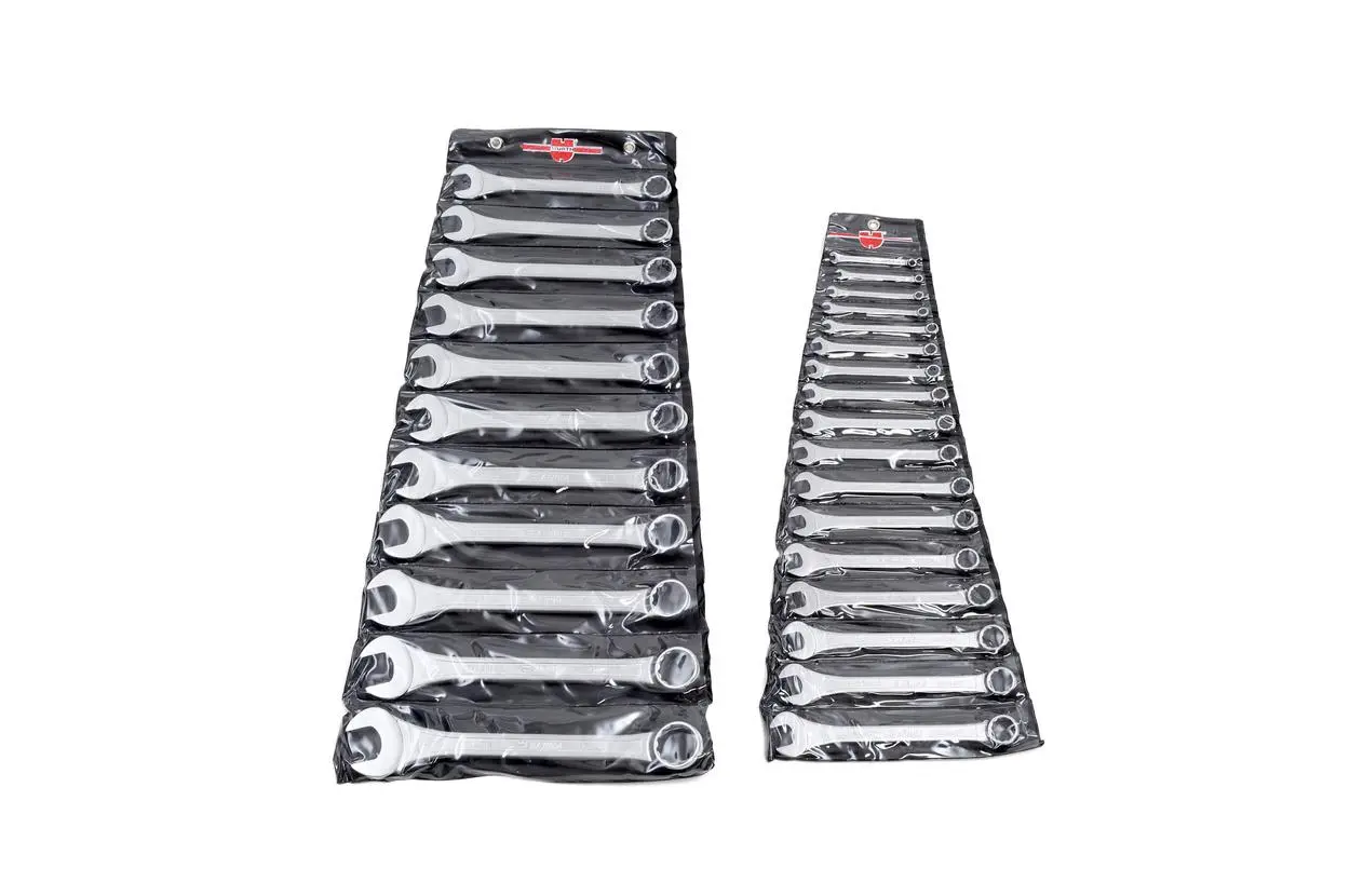Sada očko-vidlicových klíčů krátké POWERDRIV 28ks - 071330142