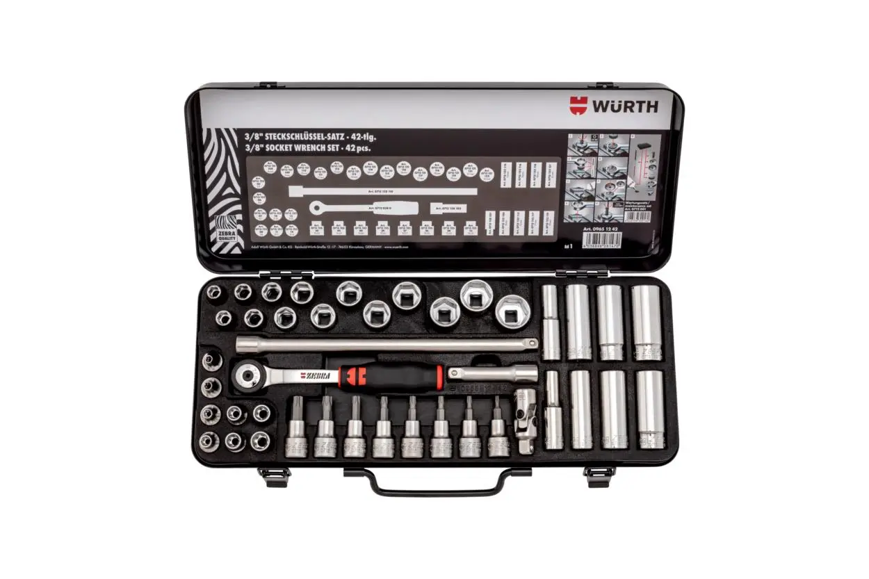 Sada 3/8" nástrčných klíčů 42ks - 096512 42