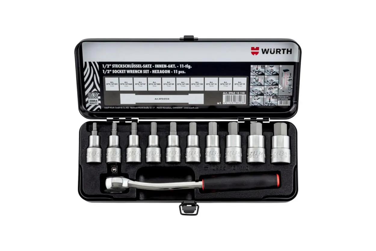 Sada 1/2" nástrčkových klíčů vnit. 6-hr. - 096513 110
