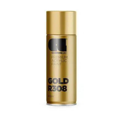 Akrilátový zlatý sprej CL R308 400 ml COSMOSLAC 109308