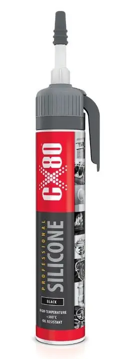Silikon CX80 Prof. 210 g černý s aplikátorem 140CX80