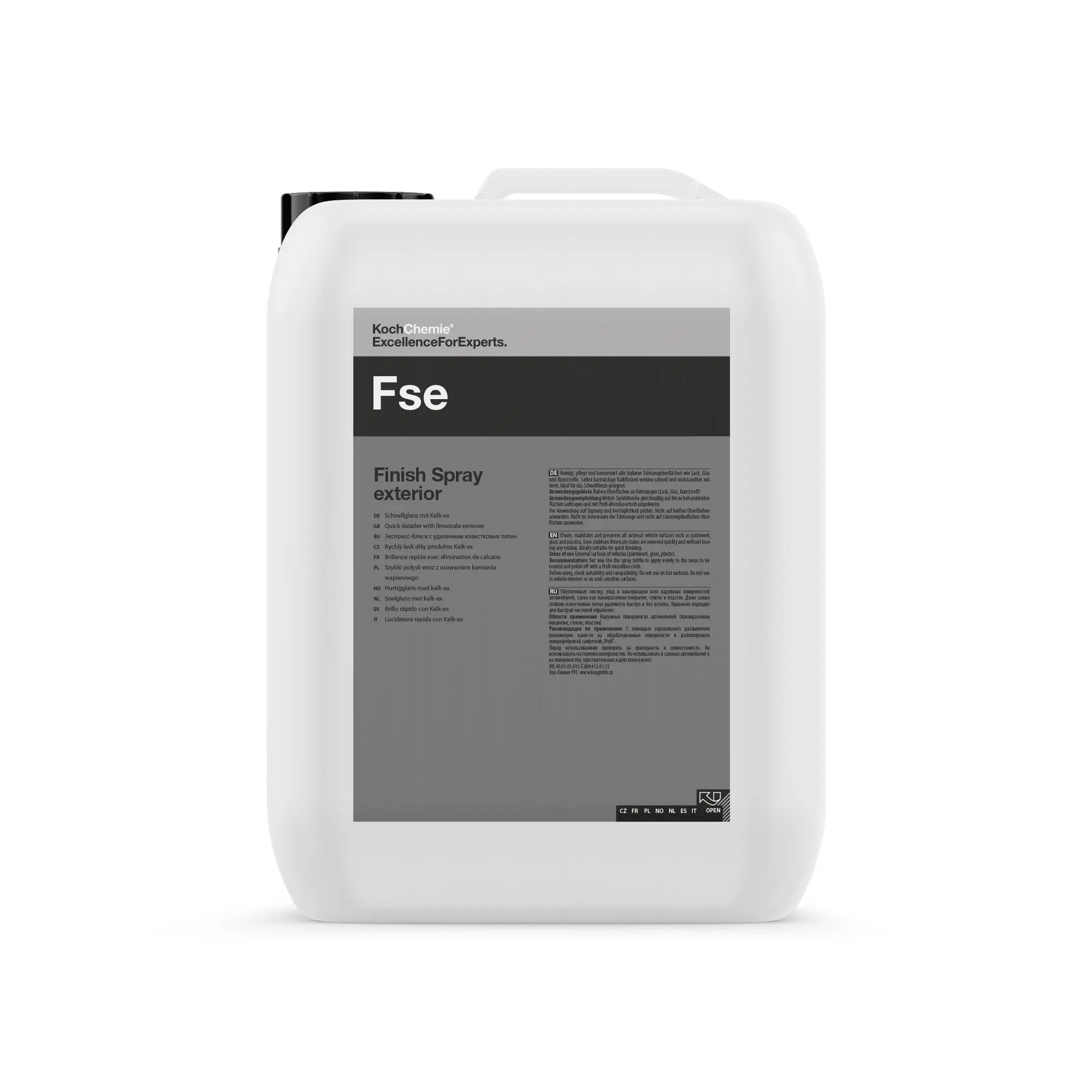 Koch Chemie Finish Spray Exterior (Fse) - Odstraňovač vodního kamene 10L 285010