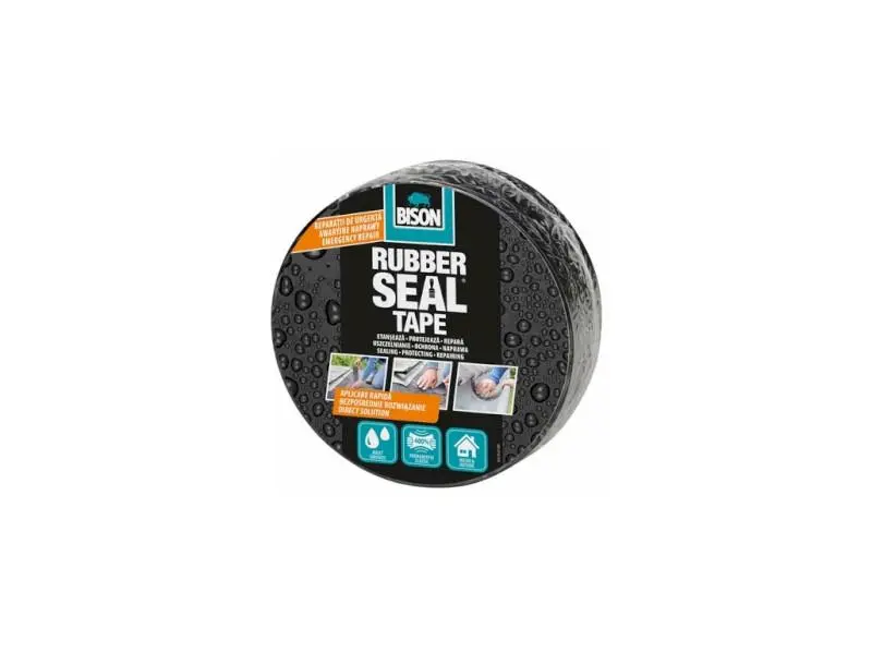 Samolepiaca tesniaca páska BISON RUBBER SEAL 7,5 cm x 5 m 34295