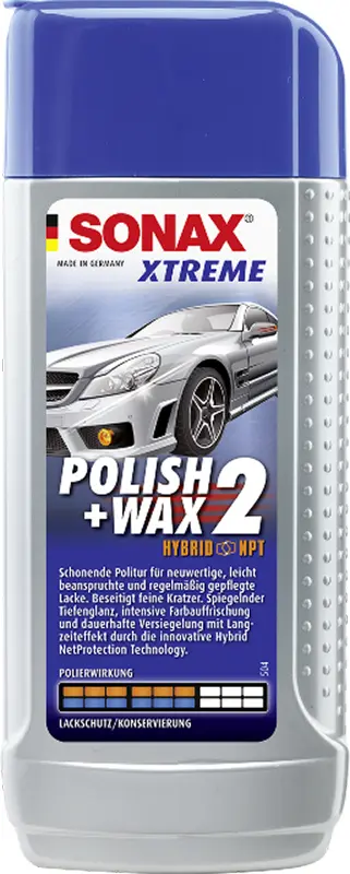 SONAX XTR Leštidlo s voskem WAX 2 250 ml 3712527