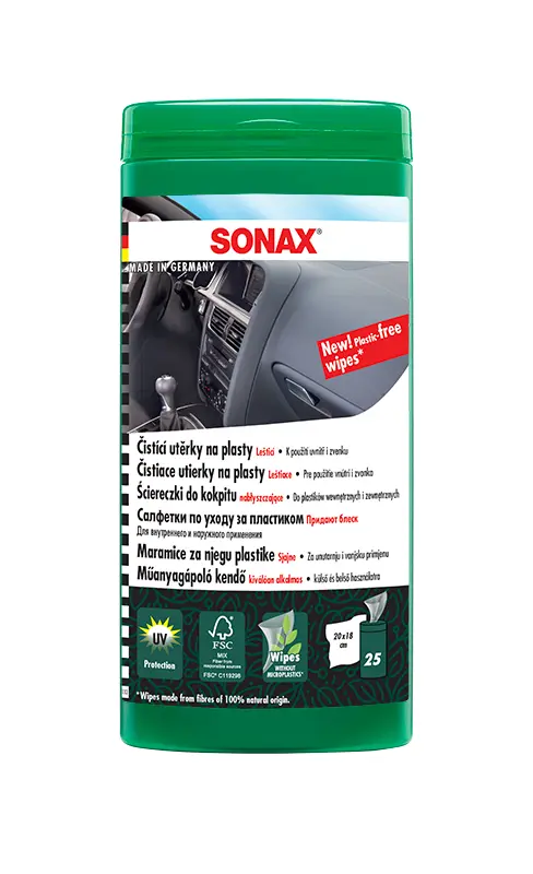 SONAX Čistící utěrky na plasty 25 ks CZ/SK 3785125