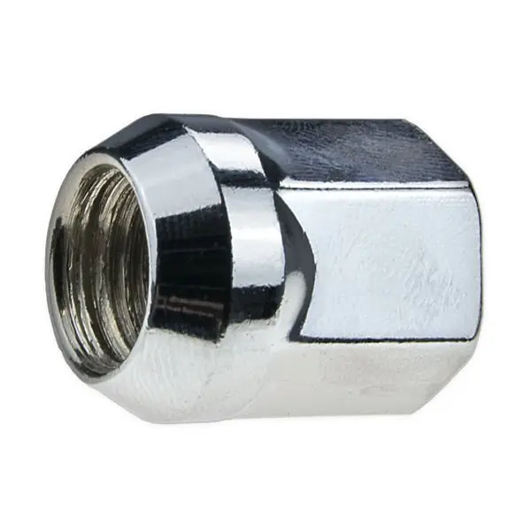 Hliníková kotoučová matice - 1/2" 20 UNF / chrom (otevřená s přírubou) - Carbonado